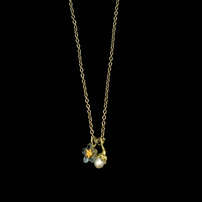 Ladies Necklaces Fresh Shine-Necklace - Forget Me Not Pendant