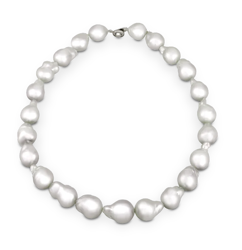 Ladies Necklaces for Grad Shine-South Sea Baroque Pearl Necklace