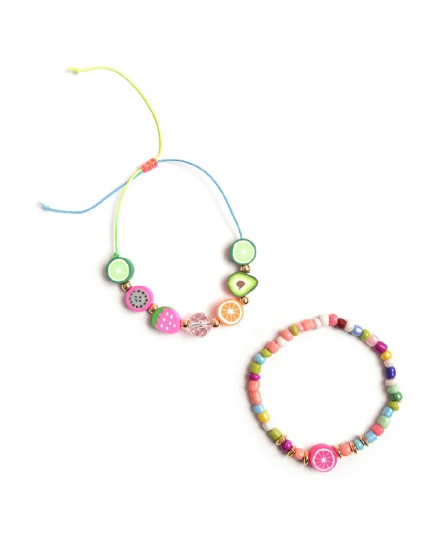 Ladies Bracelets for Travel Shine-Fruits From A-Z Bracelet