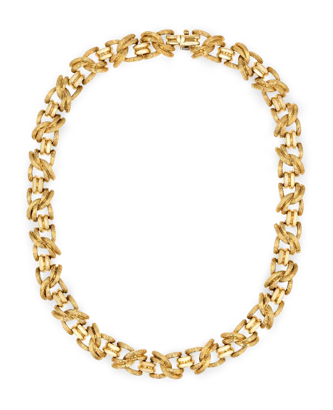 Ladies Necklaces for Nurse Glow-Henry Dunay Gold Necklace