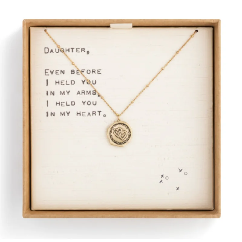 Ladies Necklaces with Blue Dumortierite-Dear You Daughter Pendant Necklace