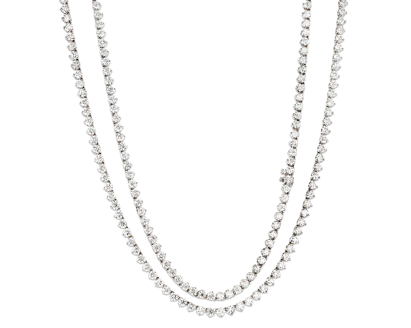 Ladies Necklaces Budget Glow-Diamond Line Necklace, 53.26 Carats